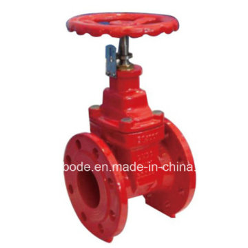 Non Rising Stem Resilient Seated Flange Gate Valve with Position Indicator